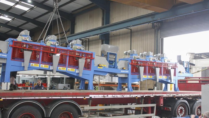 Two Magnetic Disc Separators Process Coltan